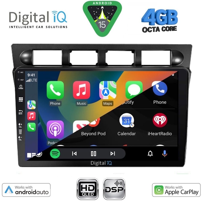 DIGITAL IQ BXF 16306_CPAA (9inc) MULTIMEDIA TABLET for KIA PICANTO mod. 2004-2008