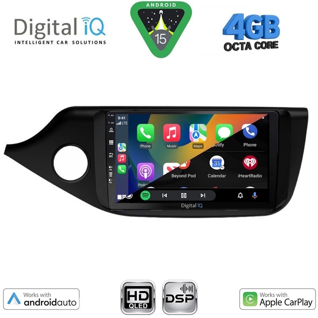 DIGITAL IQ BXF 16302_CPAA (9inc) MULTIMEDIA TABLET for KIA CEED mod. 2012-2018