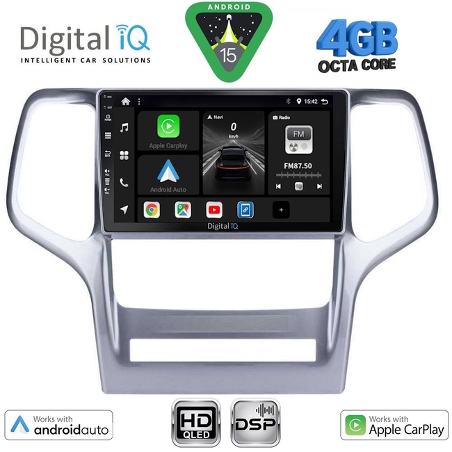 DIGITAL IQ BXF 16282_CPAA (9inc) MULTIMEDIA TABLET for JEEP GRAND CHEROKEE mod. 2011-2014