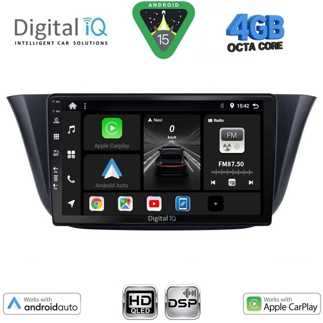 DIGITAL IQ BXF 16265_CPAA (9inc) MULTIMEDIA TABLET for IVECO DAILY mod. 2014-2023