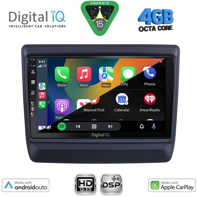 DIGITAL IQ BXF 16256_CPAA (9inc) MULTIMEDIA TABLET for ISUZU DMAX mod. 2020-2026