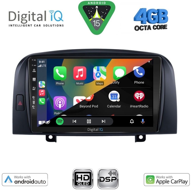 DIGITAL IQ BXF 16248_CPAA (9inc) MULTIMEDIA TABLET for HYUNDAI SONATA mod. 2006-2009