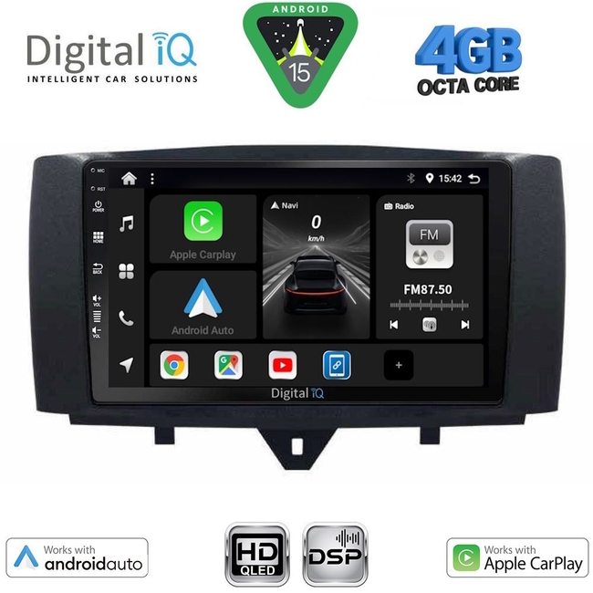 DIGITAL IQ BXF 16622_CPAA (9inc) MULTIMEDIA TABLET for SMART (451) mod. 2010-2015