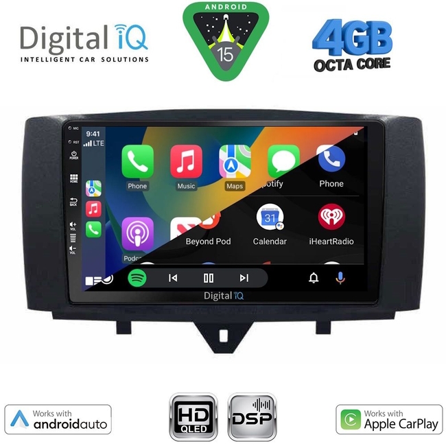 DIGITAL IQ BXF 16622_CPAA (9inc) MULTIMEDIA TABLET for SMART (451) mod. 2010-2015