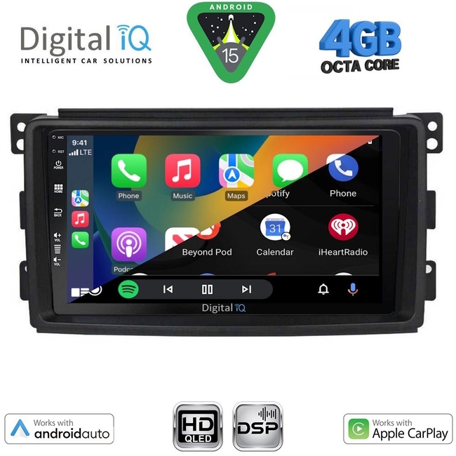 DIGITAL IQ BXF 16621_CPAA (9inc) MULTIMEDIA TABLET for SMART mod. 2007-2010