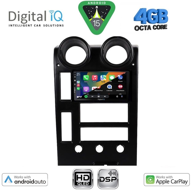 DIGITAL IQ BXF 16215_CPAA (9inc) MULTIMEDIA TABLET for HUMMER H2 mod. 2001-2007