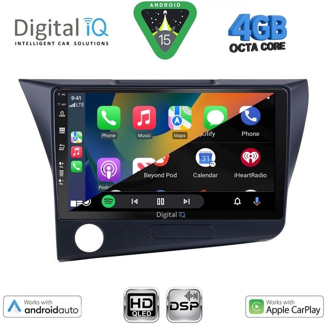 DIGITAL IQ BXF 16203_CPAA (9inc) MULTIMEDIA TABLET for HONDA CRZ mod. 2010-2016