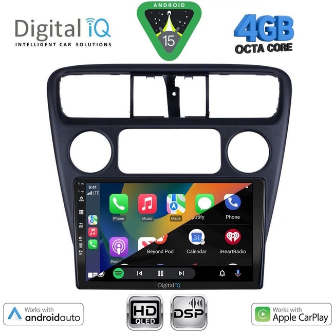 DIGITAL IQ BXF 16181_CPAA (9inc) MULTIMEDIA TABLET for HONDA ACCORD COUPE mod. 1998-2004