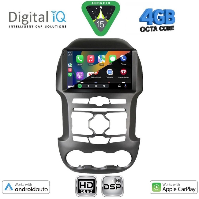 DIGITAL IQ BXF 16171S_CPAA (9inc) MULTIMEDIA TABLET for FORD RANGER mod. 2011-2015