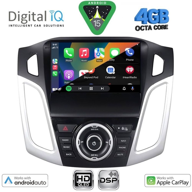 DIGITAL IQ BXF 16157_CPAA (9inc) MULTIMEDIA TABLET for FORD FOCUS mod. 2011-2018