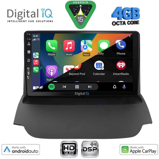 DIGITAL IQ BXF 16150_CPAA (9inc) MULTIMEDIA TABLET for FORD ECOSPORT mod. 2012-2018