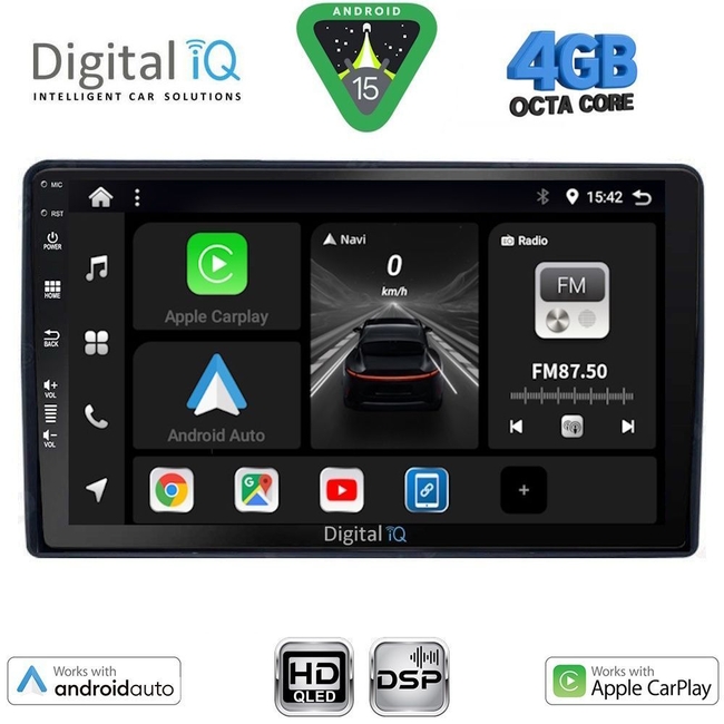 DIGITAL IQ BXF 16081_CPAA (9inc) MULTIMEDIA TABLET for CITROEN – PEUGEOT mod. 2008-2018