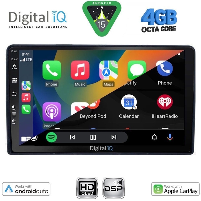 DIGITAL IQ BXF 16081_CPAA (9inc) MULTIMEDIA TABLET for CITROEN – PEUGEOT mod. 2008-2018