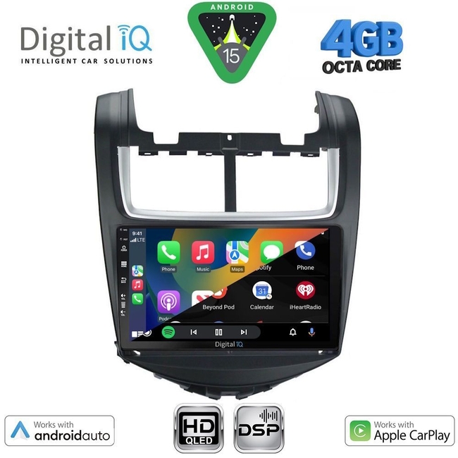 DIGITAL IQ BXF 16075_CPAA (9inc) MULTIMEDIA TABLET for CHEVROLET AVEO mod. 2014-2017