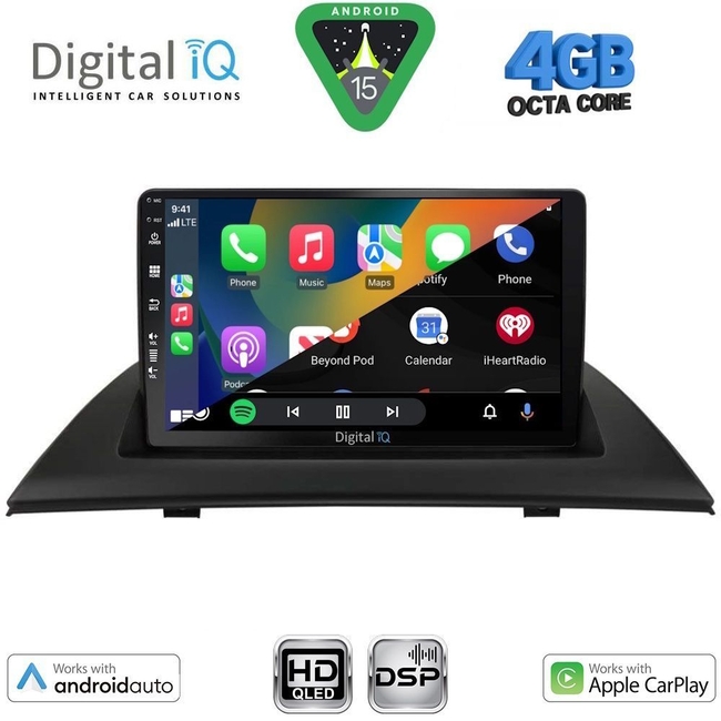 DIGITAL IQ BXF 16058_CPAA (9inc) MULTIMEDIA TABLET for BMW X3 (E83) mod. 2003-2010