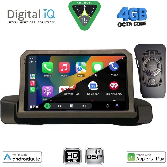 DIGITAL IQ BXF 16044_CPAA (9inc) MULTIMEDIA TABLET for BMW S.3 (E90-91-92) mod. 2005-2012
