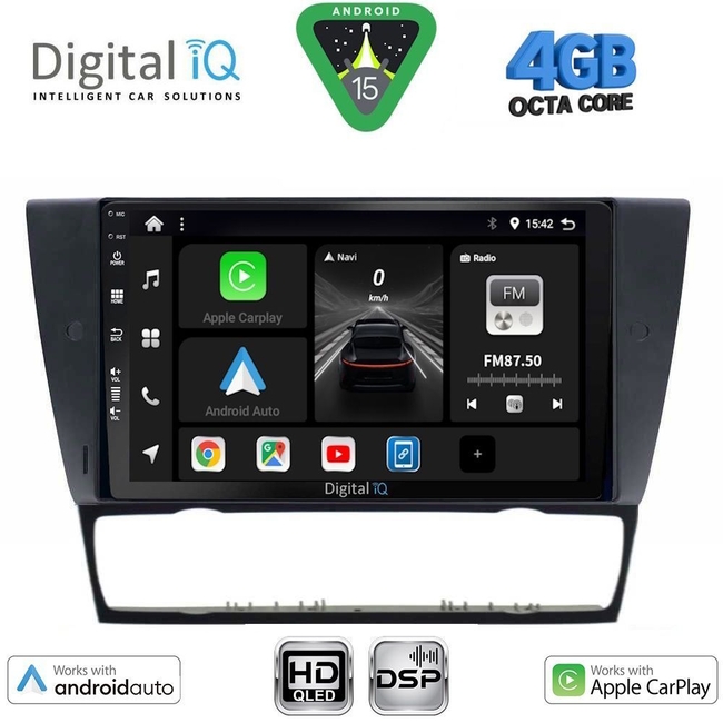 DIGITAL IQ BXF 16043_CPAA (9inc) MULTIMEDIA TABLET for BMW E90-E91-E92-E93 mod. 2005-2012