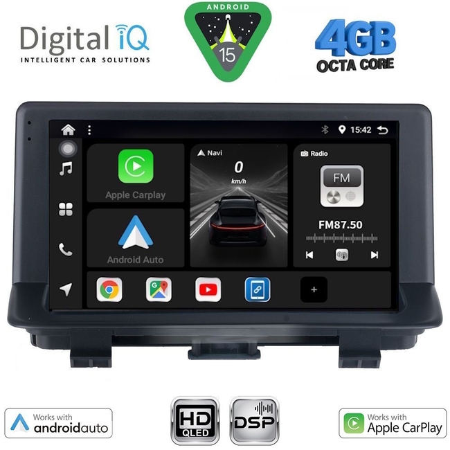 DIGITAL IQ BXF 16013_CPAA (9inc) MULTIMEDIA TABLET for AUDI Q3 mod. 2013-2018 (Low Version)
