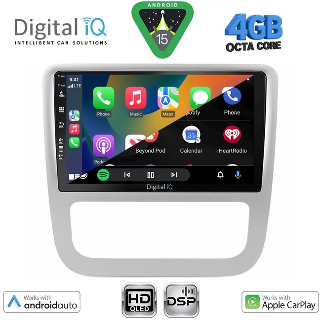 DIGITAL IQ BXF 16751_CPAA CLIMA (9inc) MULTIMEDIA TABLET for VW EOS mod. 2006-2016 - SCIROCCO mod. 2011-2014