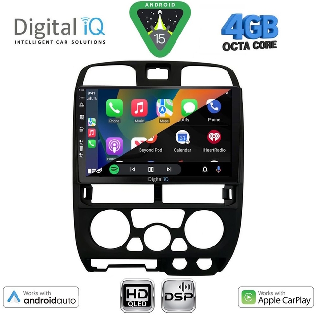 DIGITAL IQ BXF 16253BL_CPAA (9inc) MULTIMEDIA TABLET for ISUZU D-MAX mod. 2002-2008 (BLACK)