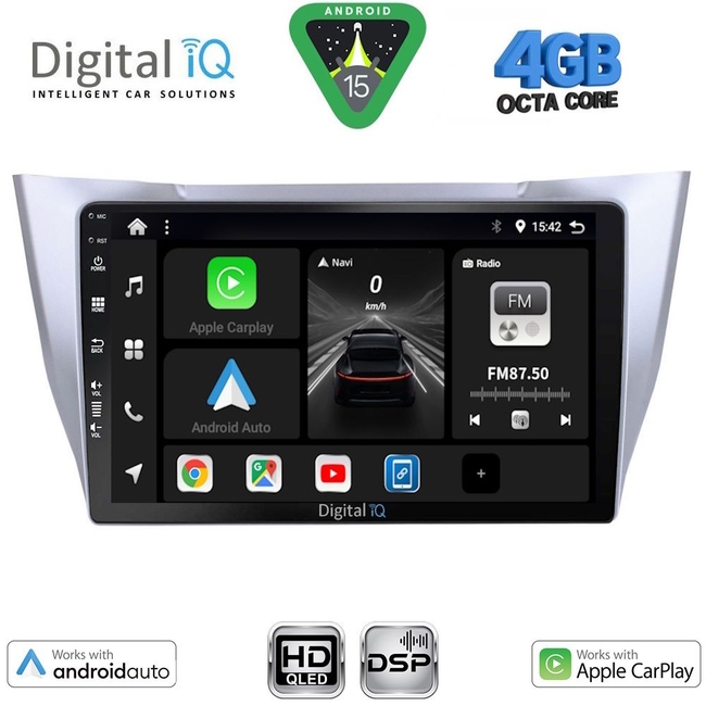 DIGITAL IQ BXF 16345SL_CPAA (10inc) MULTIMEDIA TABLET for LEXUS RX 300 – 400 mod. 2003-2008