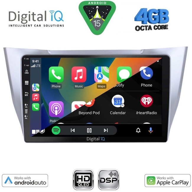 DIGITAL IQ BXF 16345SL_CPAA (10inc) MULTIMEDIA TABLET for LEXUS RX 300 – 400 mod. 2003-2008