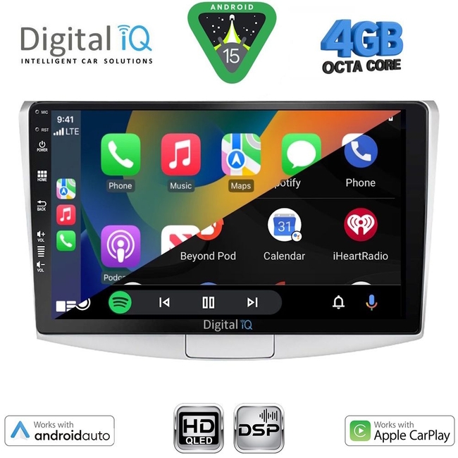DIGITAL IQ BXF 16764_CPAA (10inc) MULTIMEDIA TABLET for VW PASSAT mod. 2010-2015