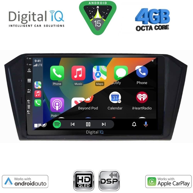DIGITAL IQ BXF 16750_CPAA (10inc) MULTIMEDIA TABLET for VW PASSAT mod. 2016-2023