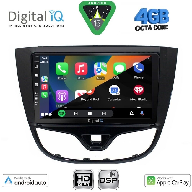 DIGITAL IQ BXF 16489_CPAA (10inc) MULTIMEDIA TABLET for OPEL KARL mod. 2014-2019