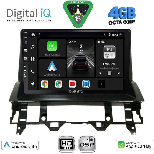 DIGITAL IQ BXF 16376_CPAA DASH (10inc) MULTIMEDIA TABLET for MAZDA 6 mod. 2002-2008