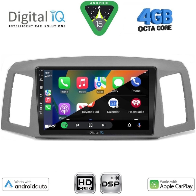 DIGITAL IQ BXF 16281_CPAA (10inc) MULTIMEDIA TABLET for JEEP GRAND CHEROKEE mod. 2005-2007