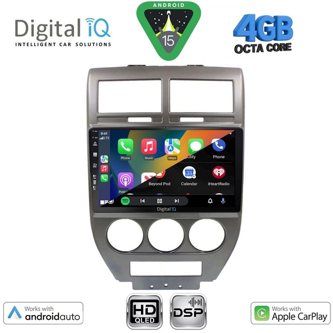 DIGITAL IQ BXF 16276_CPAA (10inc) MULTIMEDIA TABLET for JEEP COMPASS - PATRIOT mod. 2007-2016