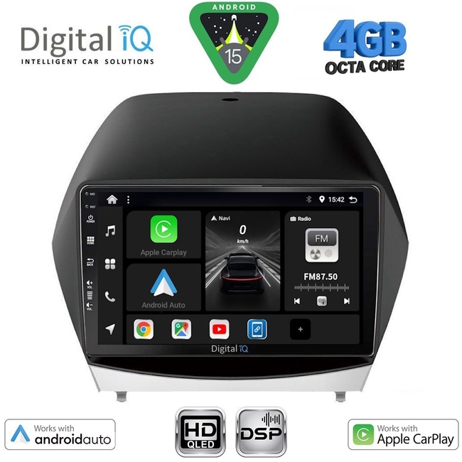 DIGITAL IQ BXF 16235_CPAA (10inc) MULTIMEDIA TABLET for HYUNDAI iX35  mod. 2010-2015