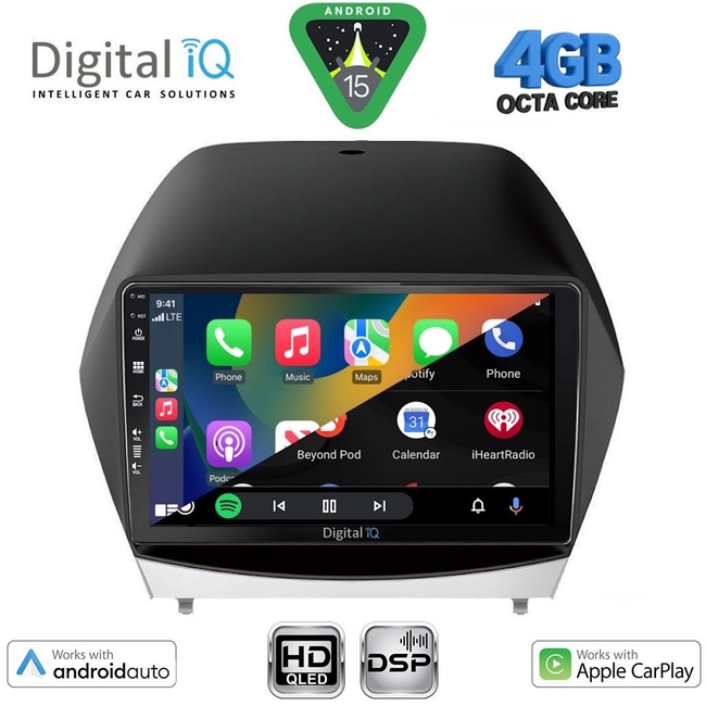 DIGITAL IQ BXF 16235_CPAA (10inc) MULTIMEDIA TABLET for HYUNDAI iX35  mod. 2010-2015