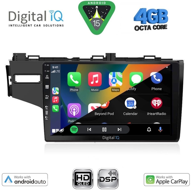 DIGITAL IQ BXF 16212_CPAA (10inc) MULTIMEDIA TABLET for HONDA JAZZ mod. 2013-2019
