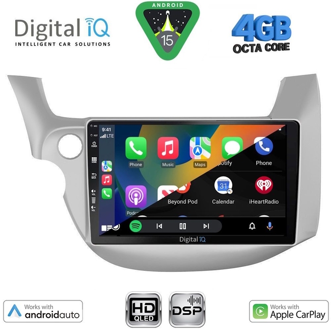 DIGITAL IQ BXF 16211_CPAA (10inc) MULTIMEDIA TABLET for HONDA JAZZ mod. 2008-2012