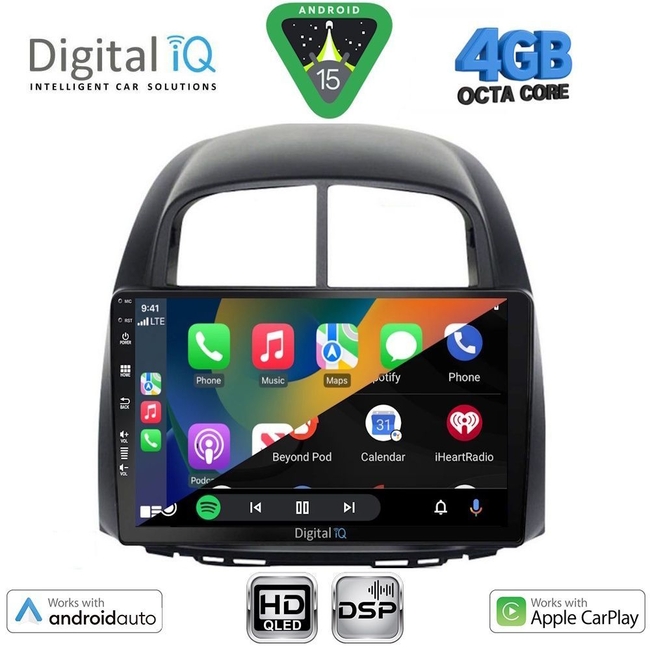 DIGITAL IQ BXF 16124_CPAA (10inc) MULTIMEDIA TABLET for DAIHATSU SIRION mod. 2006-2012