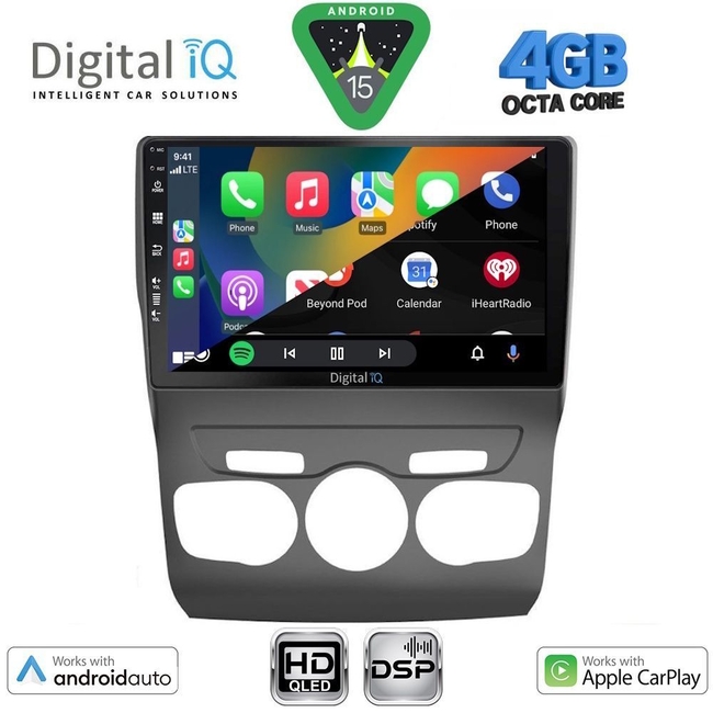 DIGITAL IQ BXF 16085_CPAA (10inc) MULTIMEDIA TABLET for CITROEN C4 -DS4 mod. 2011-2018