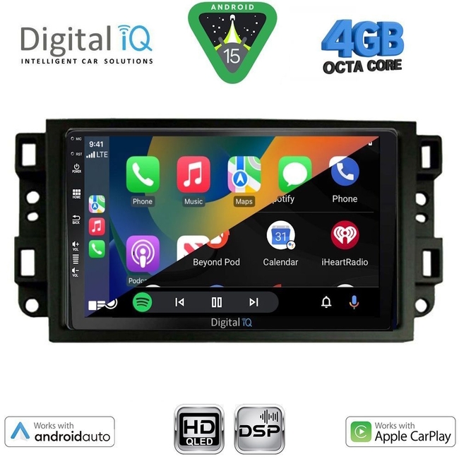 DIGITAL IQ BXF 16070_CPAA (10inc) MULTIMEDIA TABLET for CHEVROLET ALL mod. 2004-2011