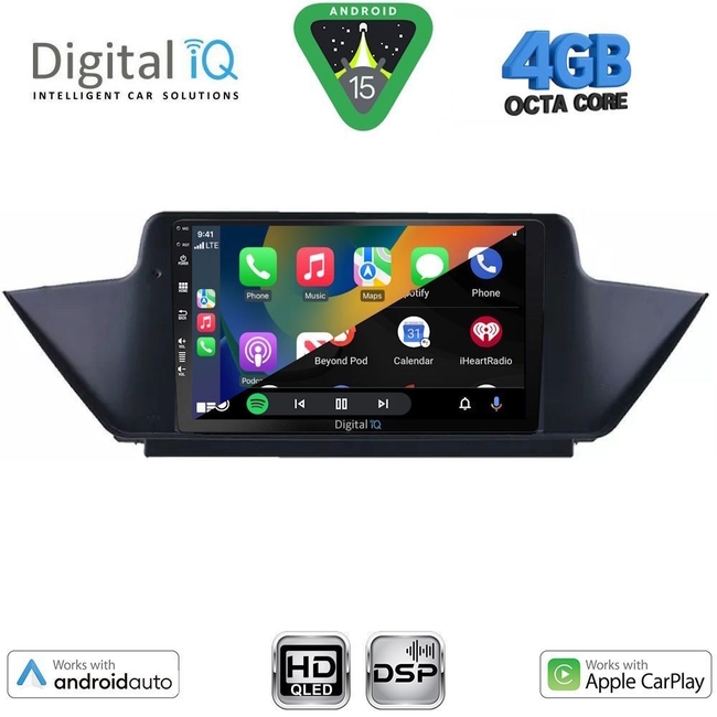 DIGITAL IQ BXF 16056_CPAA (10inc) MULTIMEDIA TABLET for BMW X1 mod. 2009-2015