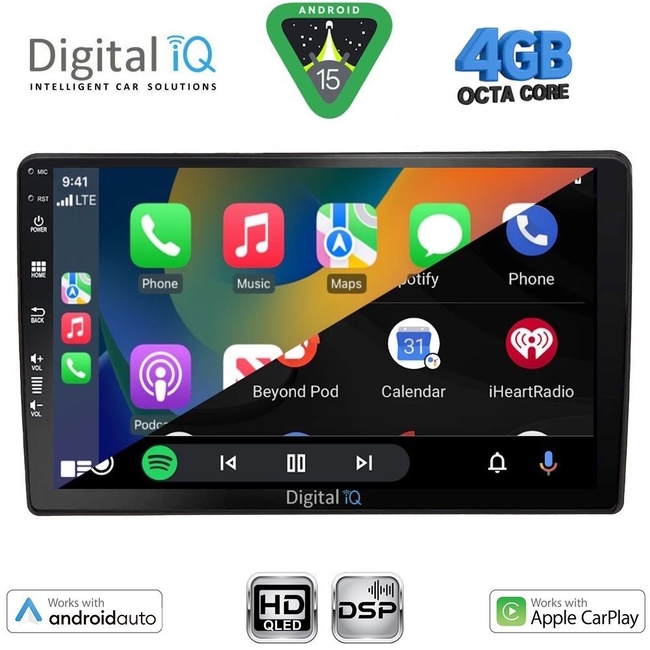 DIGITAL IQ BXF 16005_CPAA (10inc) MULTIMEDIA TABLET for AUDI A4 mod. 2008-2015