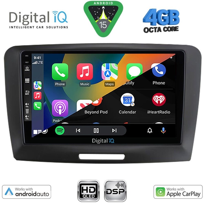 DIGITAL IQ BXF 16604A_CPAA (9inc) MULTIMEDIA TABLET for SKODA SUPERB mod. 2008-2015