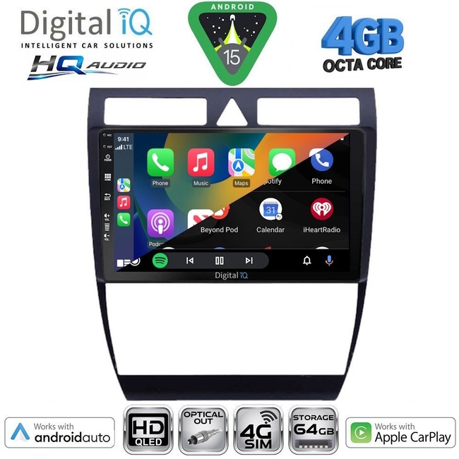 DIGITAL IQ BXK 19006_CPAA (9inc) MULTIMEDIA TABLET for AUDI A6 mod. 1998-2005