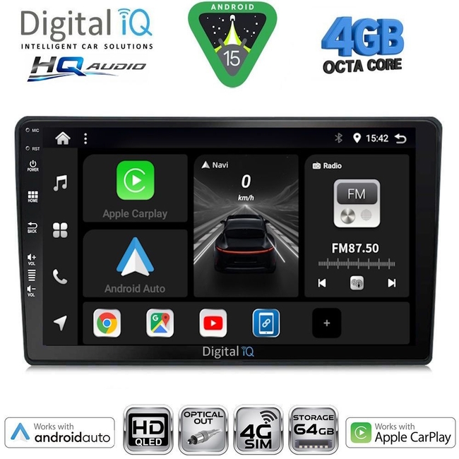 DIGITAL IQ BXK 19004_CPAA (9inc) MULTIMEDIA TABLET for AUDI A4  mod. 2002-2008