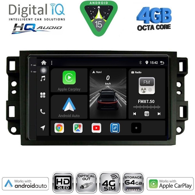 DIGITAL IQ BXK 19070_CPAA (10inc) MULTIMEDIA TABLET for CHEVROLET ALL mod. 2004-2011