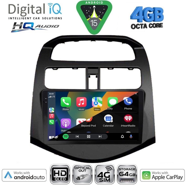 DIGITAL IQ BXK 19075_CPAA (9inc) MULTIMEDIA TABLET for CHEVROLET AVEO mod. 2014-2017