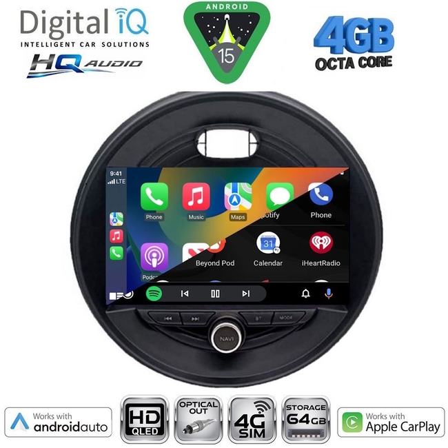 DIGITAL IQ BXK 19063_CPAA (9inc) MULTIMEDIA TABLET for MINI COOPER (R50-R52-R53) mod. 2000-2006