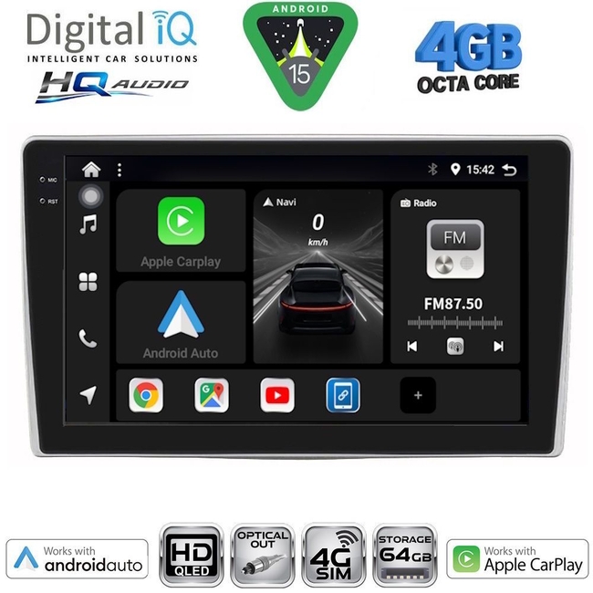 DIGITAL IQ BXK 19026_CPAA (9inc) MULTIMEDIA TABLET for ALFA ROMEO GIULIETTA mod 2014-2020