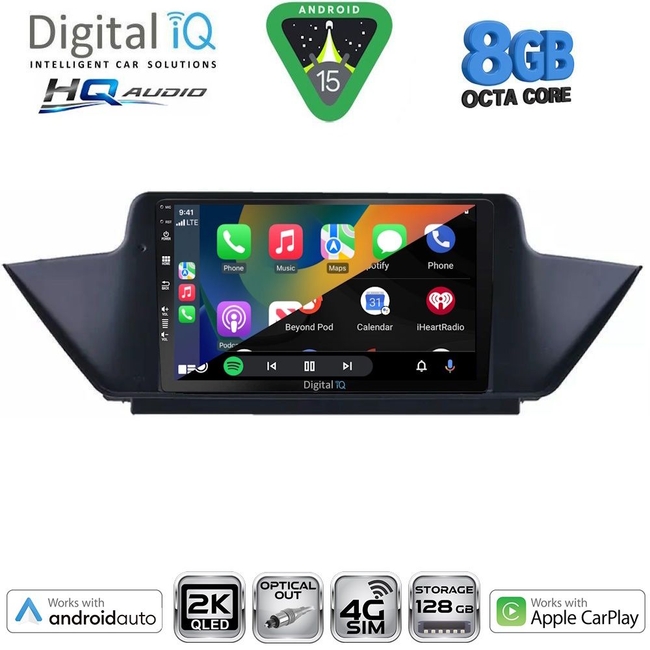 DIGITAL IQ BXK 20056_CPAA (10inc) MULTIMEDIA TABLET for BMW X1 (E84) mod. 2009-2015