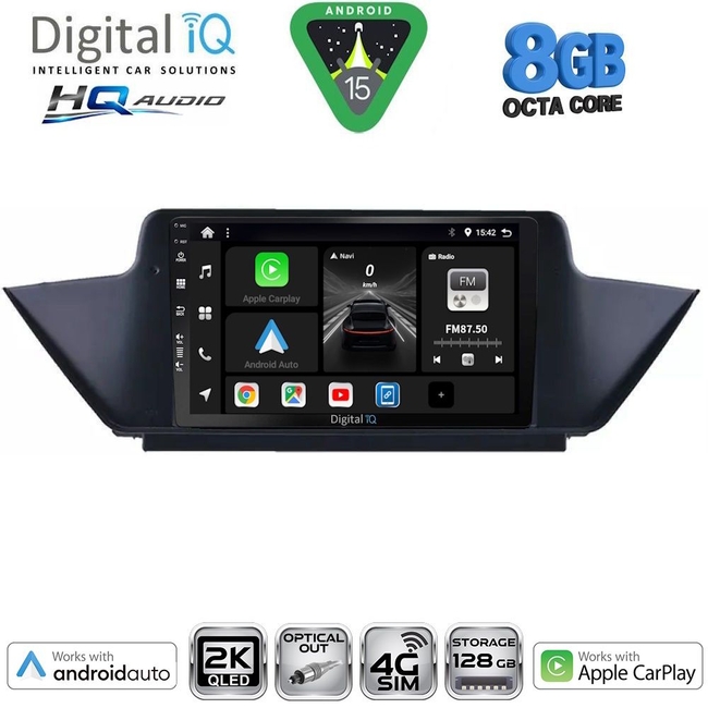 DIGITAL IQ BXK 19056_CPAA (10inc) MULTIMEDIA TABLET for BMW X1 (E84) mod. 2009-2015